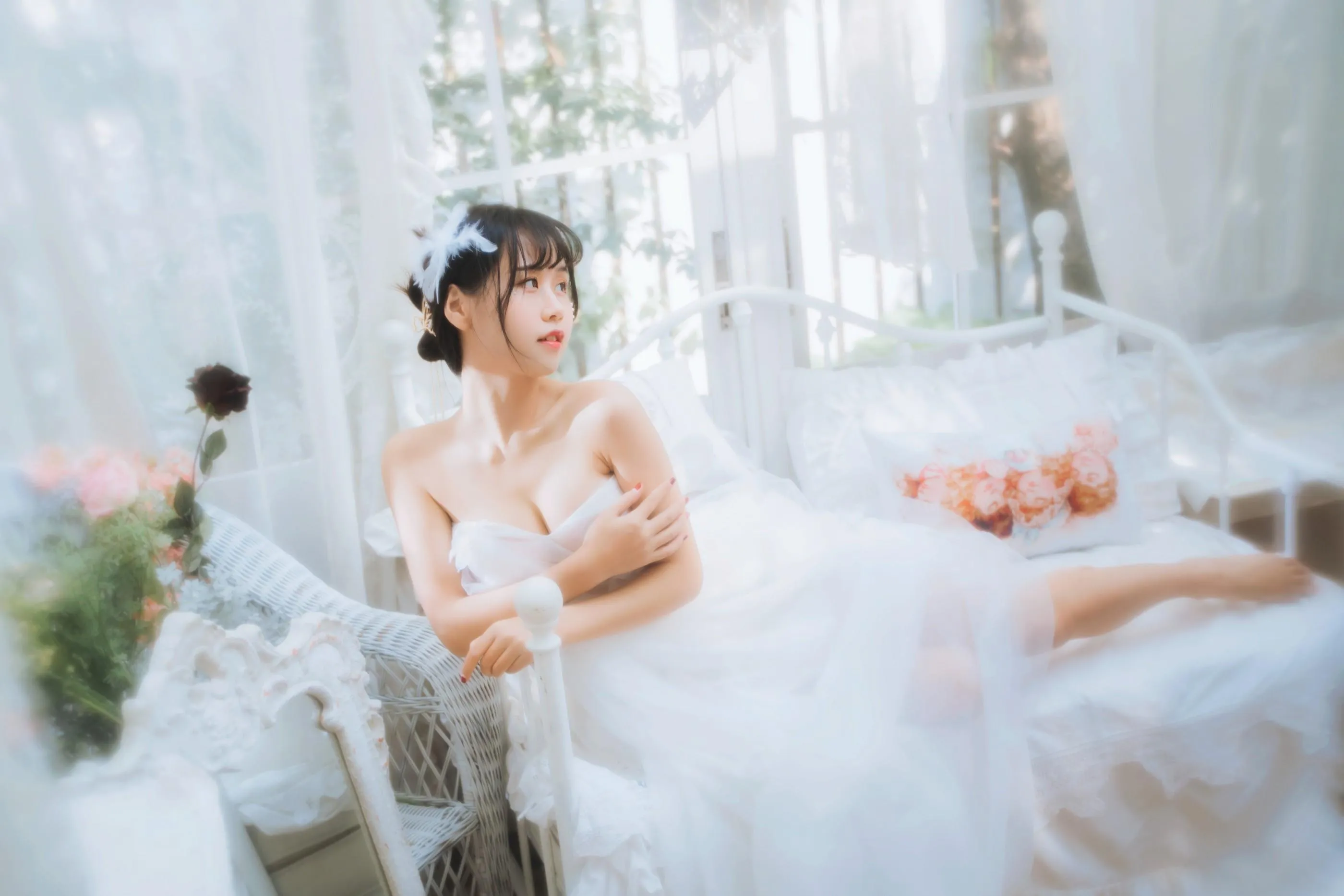 [艺图语] 2022.05.28 纯白花嫁 萌芽儿o0 [33P]插图2
